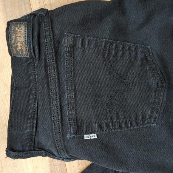 Levi's 505 Straight-Leg Jeans - Ladies 10M - Black - Picture 1 of 9